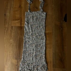 Ruched maternity dress